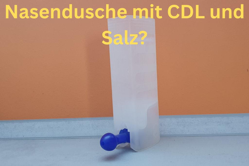 Nasendusche mit CDL und Salz